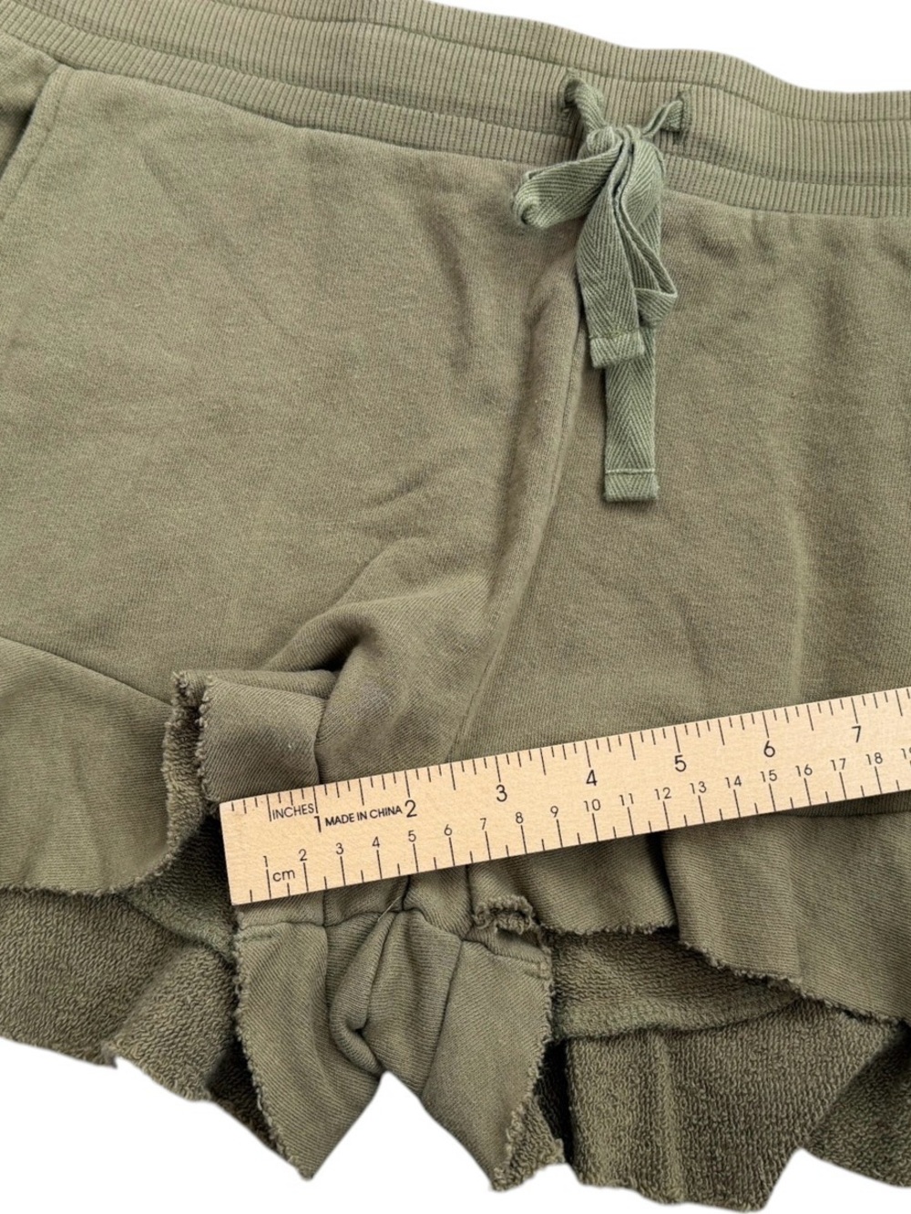 Nation LTD Ruffle-Hem Drawstring Shorts - Picture 4 of 7
